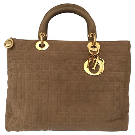 christian dior bag beige|authentic Christian Dior shoulder bag.